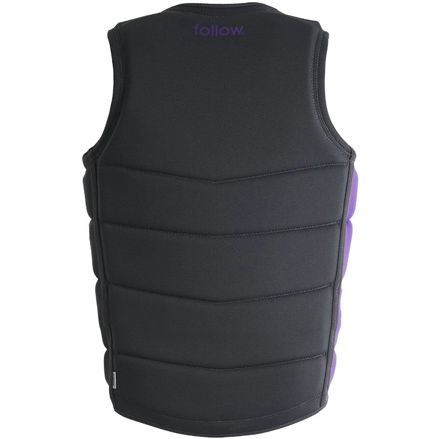 2026 FOLLOW CORP VEST - BLACK/PURPLE
