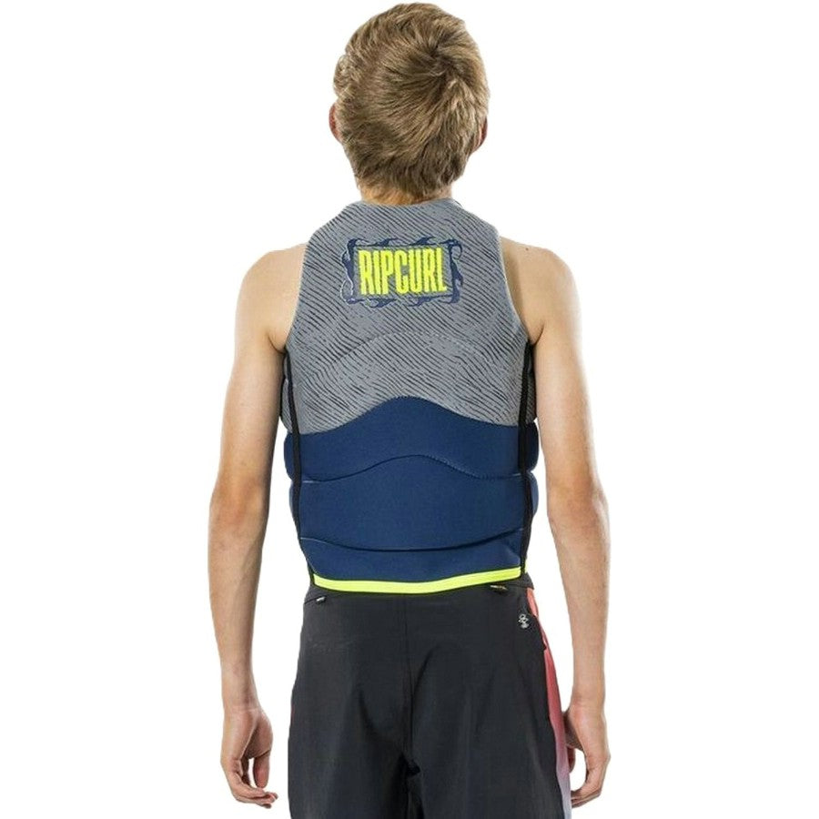 2025 RIPCURL BOYS DAWN PATROL VEST - BLUE