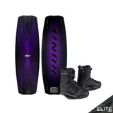 2026 RONIX ONE BLACKOUT WAKEBOARD WITH ONE BOOTS