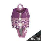 2027 IVY JUNIOR GIRLS VEST - PURPLE FLOWERS