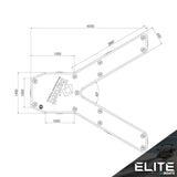 BARTLETT PONTOON Y SHAPE GREY 8M X 5M