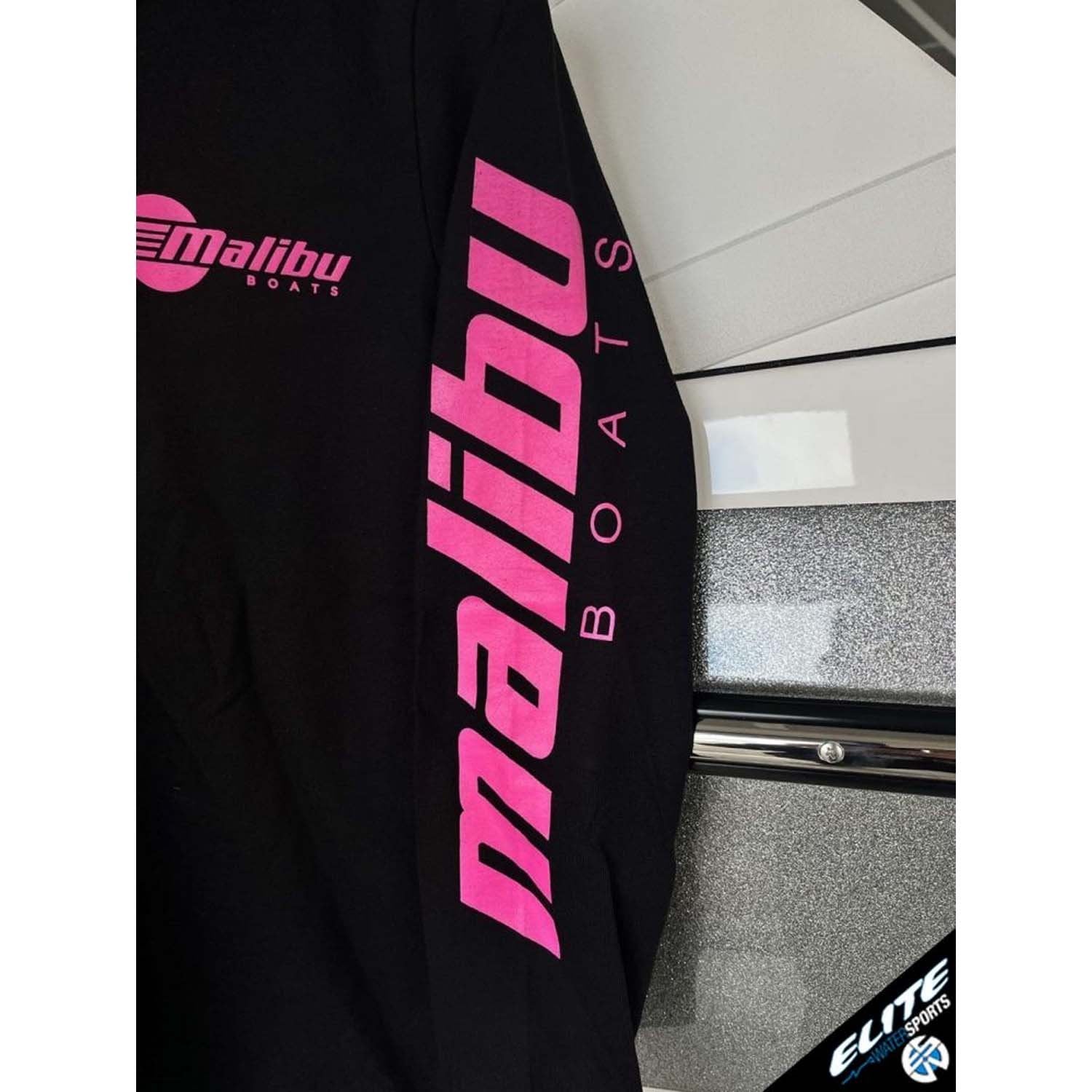 MALIBU/ELITE WOMENS LS TEE - NEON PINK