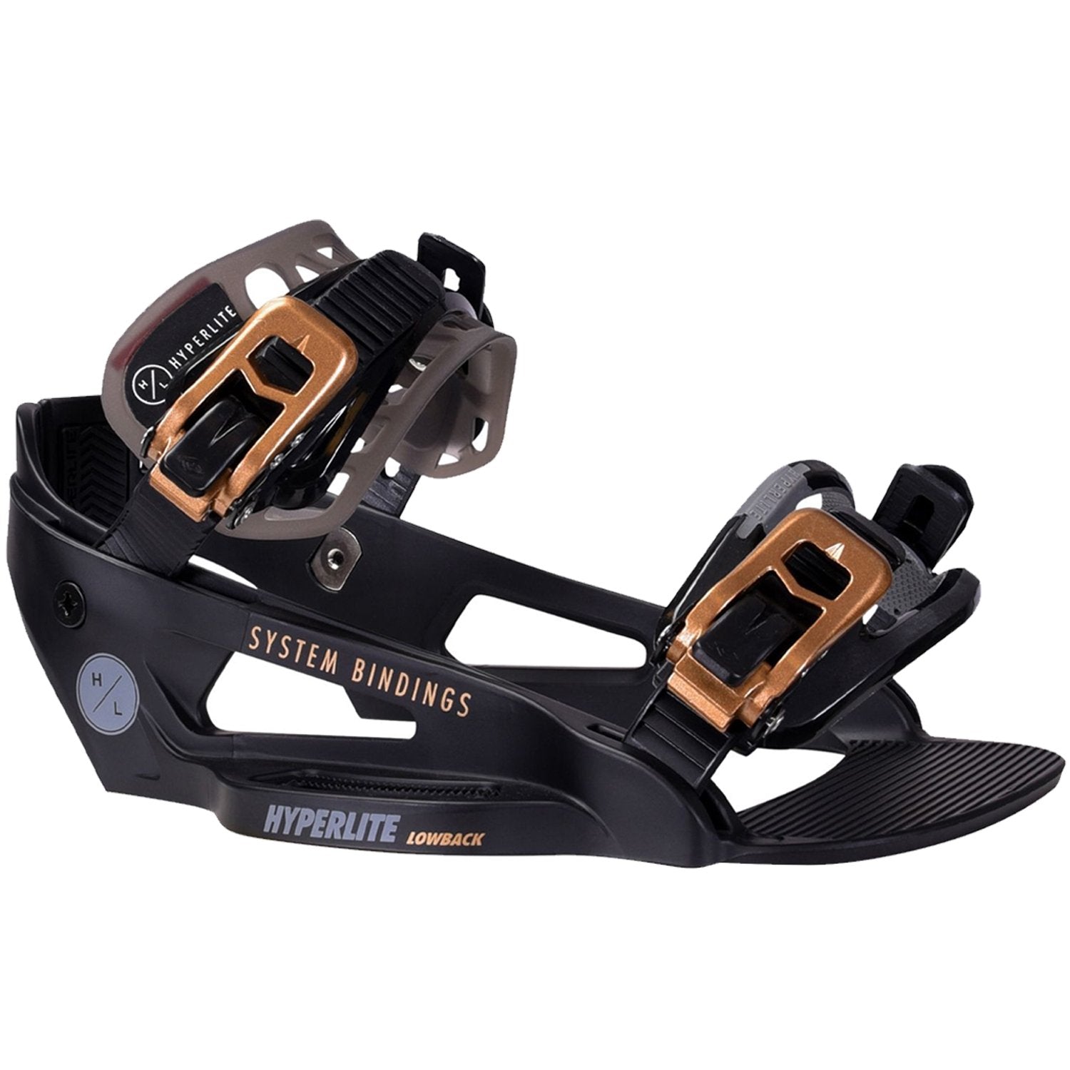 2020 HYPERLITE DISTORTION WAKEBOARD BOOTS W/ SYSTEM LOWBACK BINDINGS