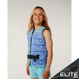 2027 RIPCURL DAWN PATROL KIDS VEST - BLUE
