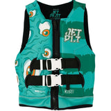 2026 JETPILOT CAUSE BOYS YOUTH ECO VEST - GREEN