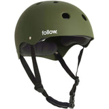 2027 FOLLOW SAFETY FIRST HELMET - OLIVE