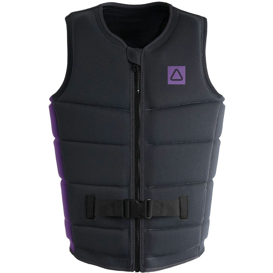 2026 FOLLOW CORP VEST - BLACK/PURPLE